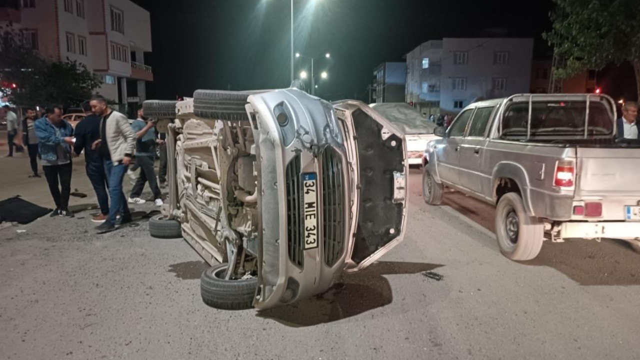 Adıyaman’da trafik kazası: 2 araç çarpıştı, 4 yaralı