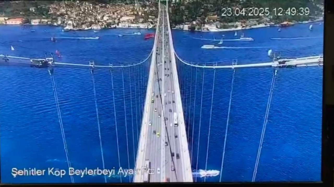 İstanbul’daki 6.2’lik deprem anı 15 Temmuz Şehitler Köprüsü’nde kaydedildi