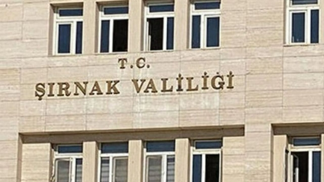 Şırnak'ta 8 bölge İçin 15 günlük özel güvenlik kararı