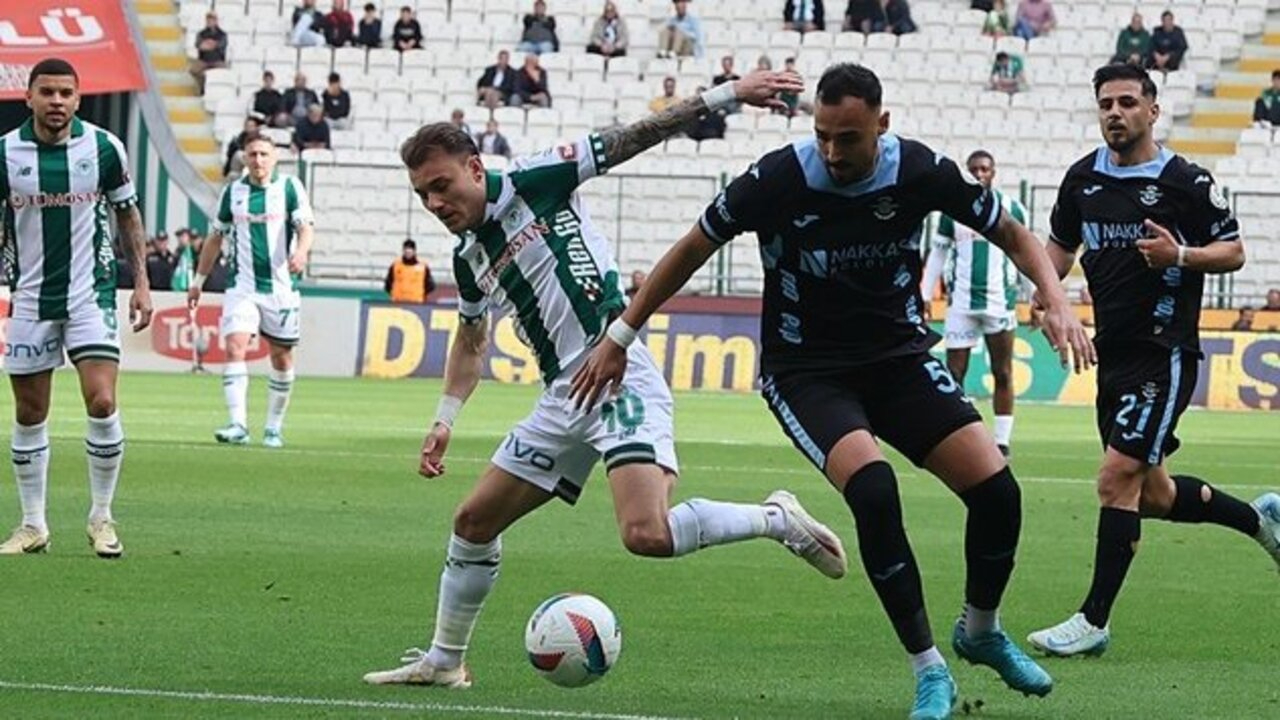 Konyaspor evinde geçit vermedi, ikinci yarı geri geldi (Konyaspor 3 - 1 Adana Demirspor | Maçın özeti)