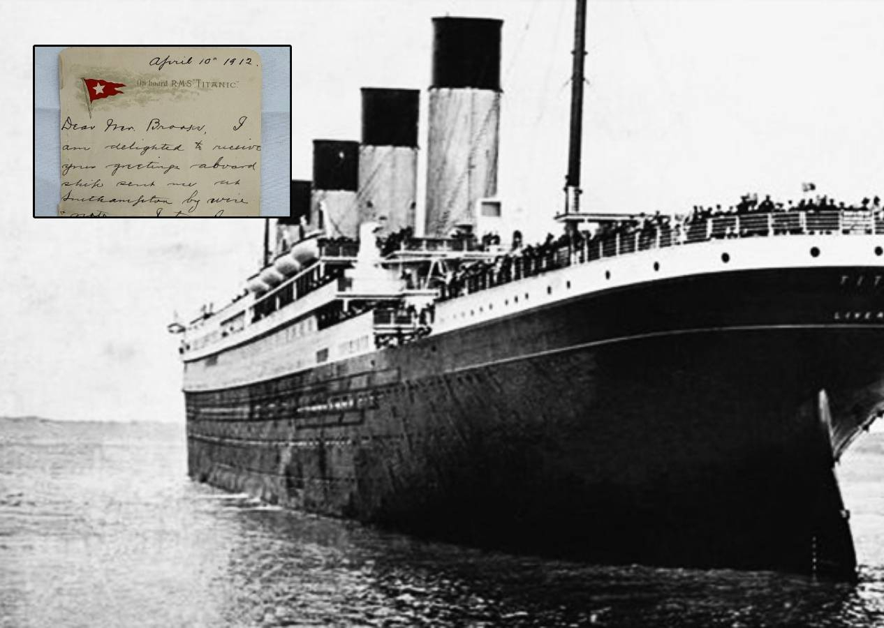 Titanic'ten sağ kurtulan Gracie'nin gemi batmadan önce yazılmış mektubu 400 bin dolara alıcı buldu