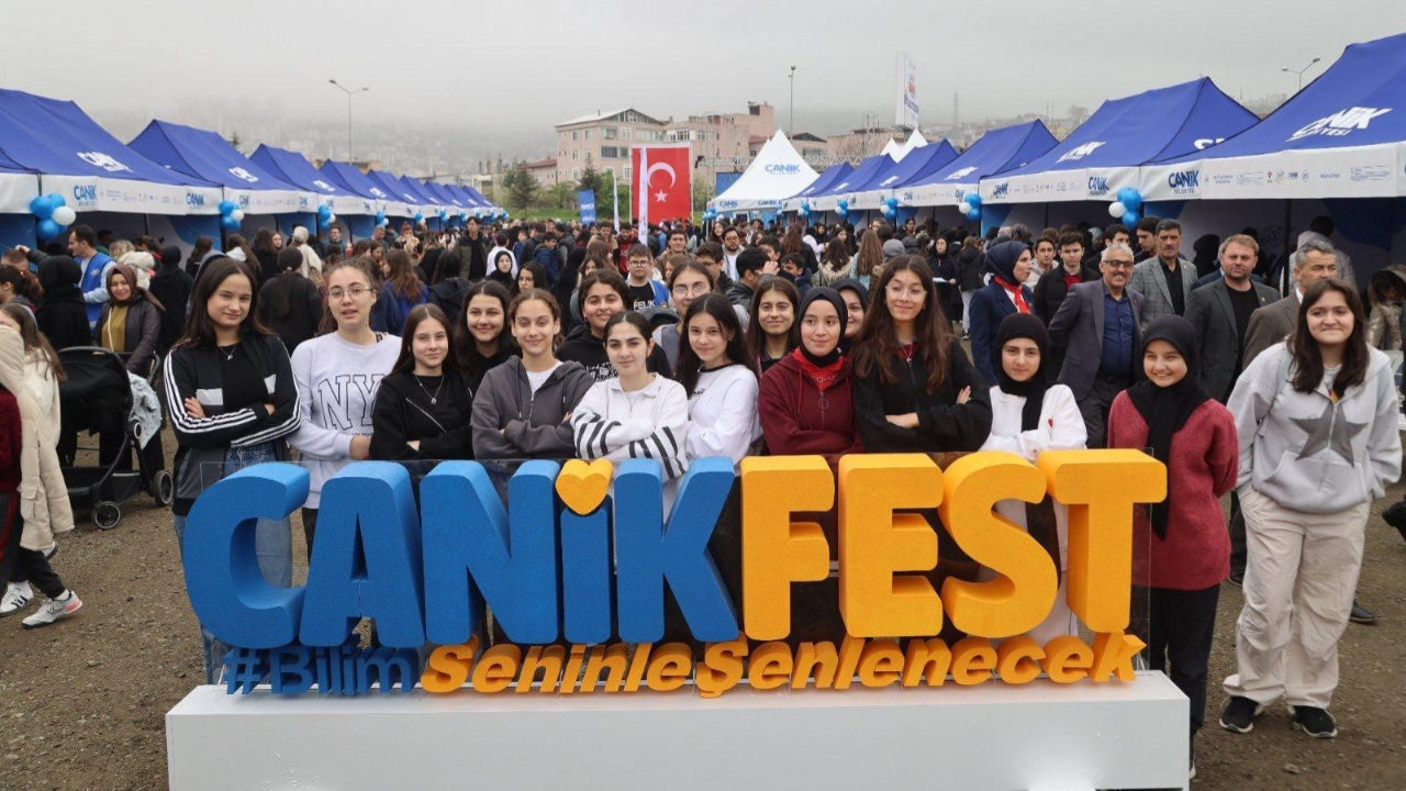 Samsun'daki CANİKFEST'te 71 bin 222 bilim ve teknoloji tutkunu buluştu