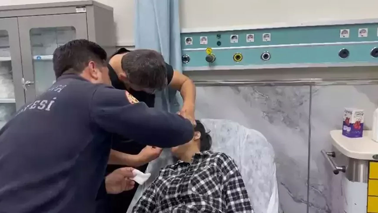 Fermuar kabusu! Kıyafetini değiştirirken göz kapağını sıkıştırdı! Hastaneye kaldırıldı