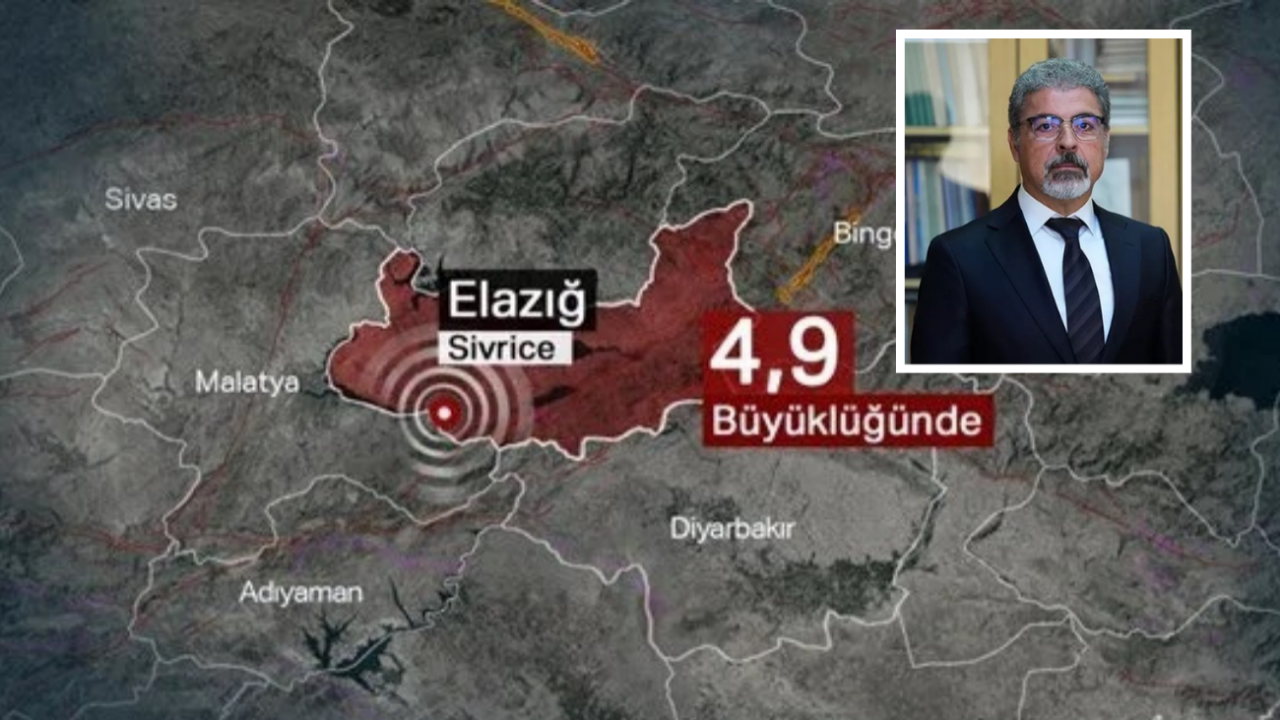 Elazığ'daki 4,9'luk deprem ile ilgili flaş açıklama: 5 yıl önceki depremin artçısı