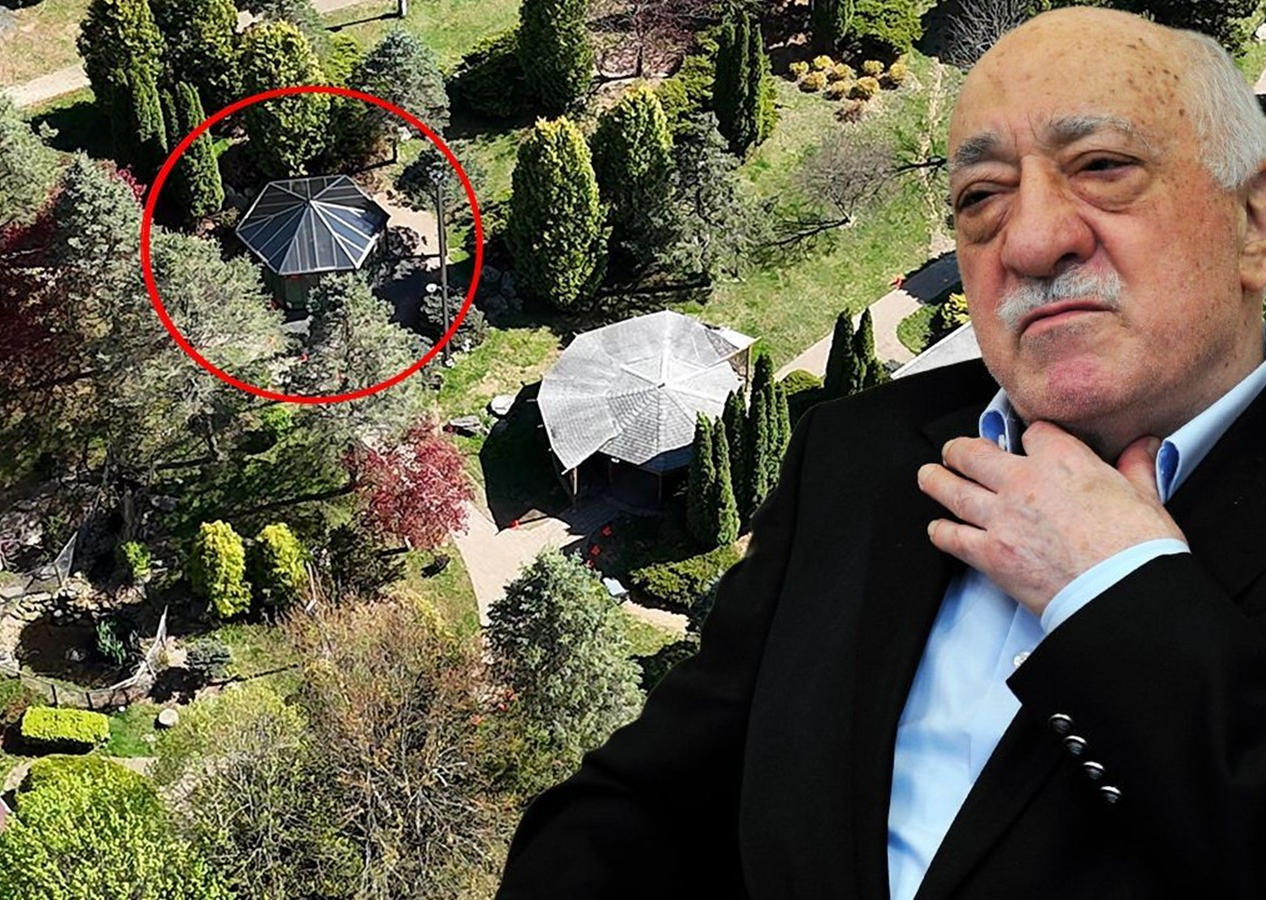 FETÖ elebaşı Gülen'in mezarını camekanlarla çevirdiler! Gülen'in evinde insan hareketliliği: Örgüt yöneticileri miras krizi nedeniyle mi bir araya geldiler?