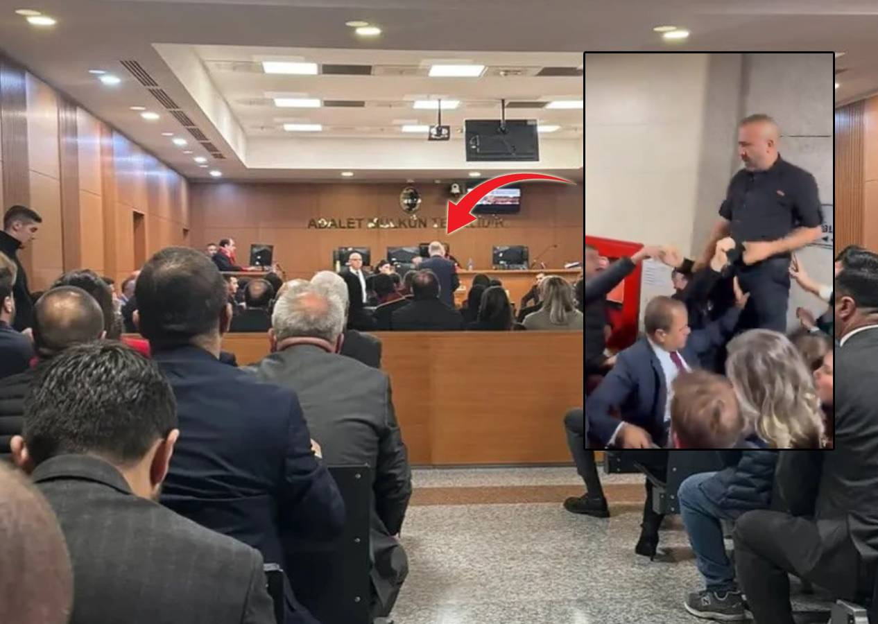 Zafer Partisi Genel Başkanı Ümit Özdağ hakim karşısına çıktı, duruşma öncesi adliyede gerginlik yaşandı