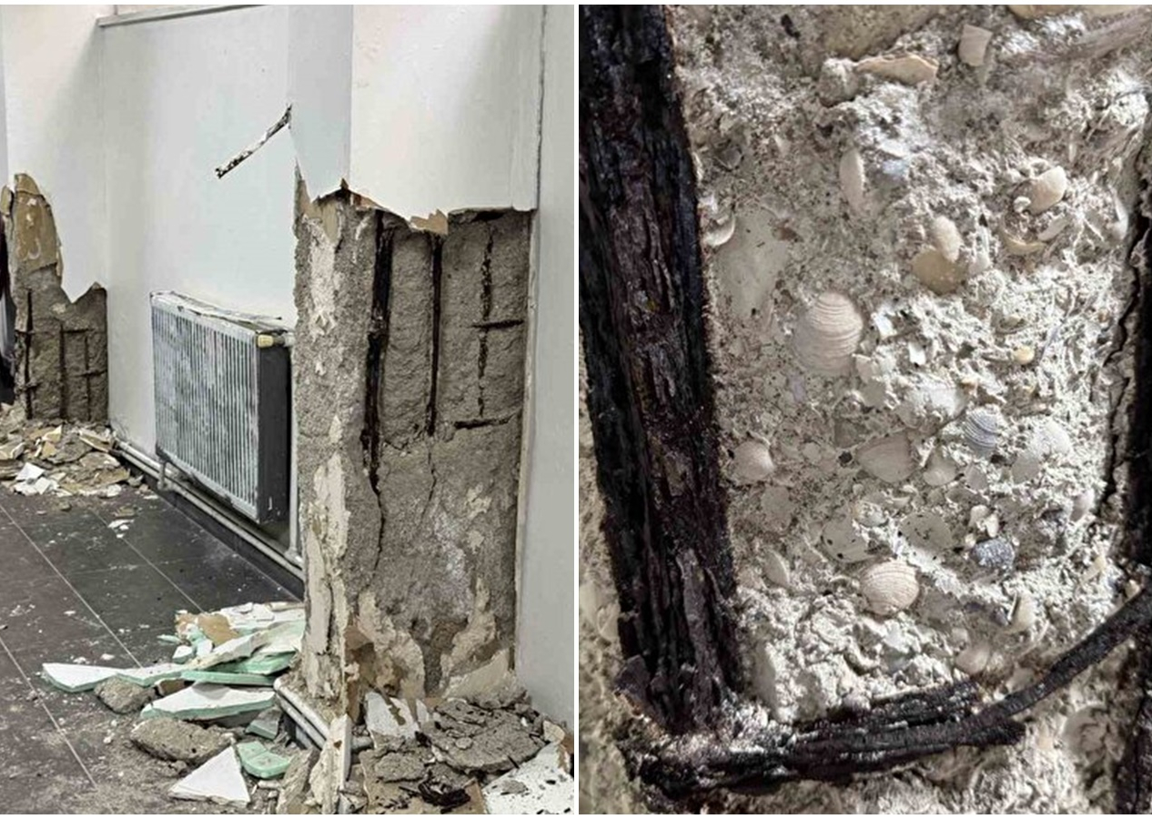 Küçükçekmece'de 6,2'lik depremde 6 katlı binanın kolonları patladı! İçinden midye kabukları ve elle parçalanabilen demirler çıktı! Görüntüler ''İnsan hayatı bu kadar ucuz mu?'' dedirtti