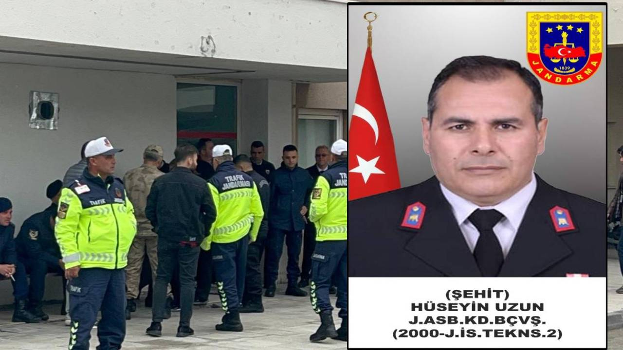 Jandarma Kıdemli Başçavuş Hüseyin Uzun kaza sonucu şehit oldu