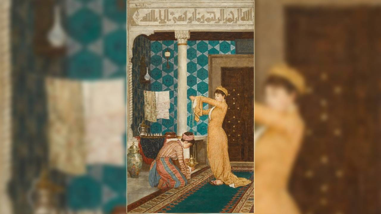 Osman Hamdi Bey'in "Kahve Hazırlamak" adlı tablosu 52 milyon TL’ye alıcı buldu