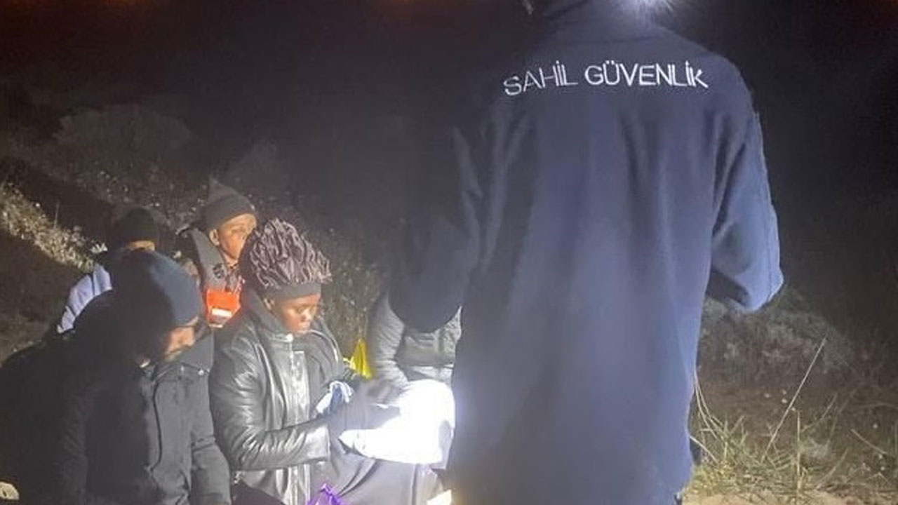 Dikili'de 7 düzensiz göçmen yakalandı