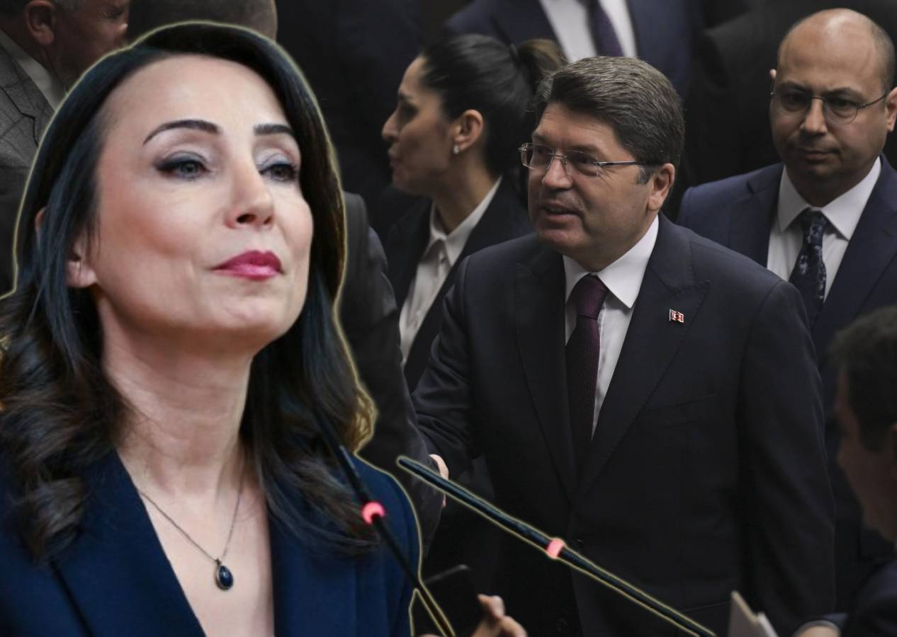 Bakan Tunç'tan "Top iktidarda" diyen DEM Partili Hatimoğulları'na "Biz burada top oynamıyoruz" yanıtı