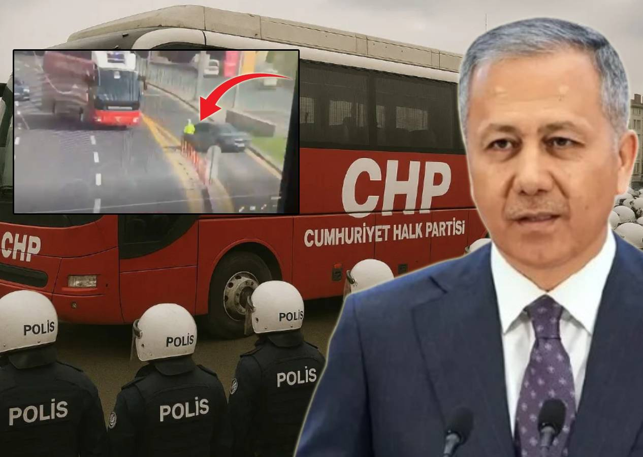 Konu kapanmadı, Bakan Yerlikaya'dan sert açıklama: CHP otobüsünü polisin üzerine süren şoför hak ettiği yanıtı alacak