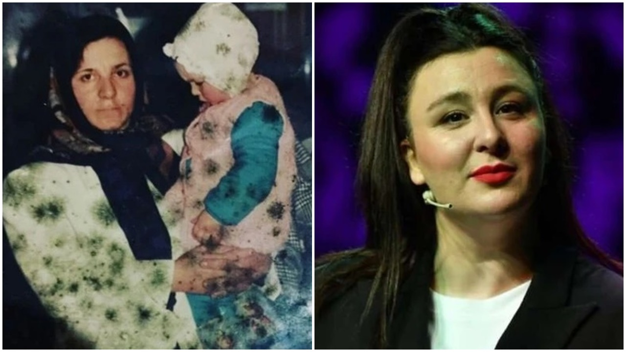 Ünlü komedyen Yasemin Sakallıoğlu, bebeklik fotoğrafını paylaştı! Düştüğü not güldürdü