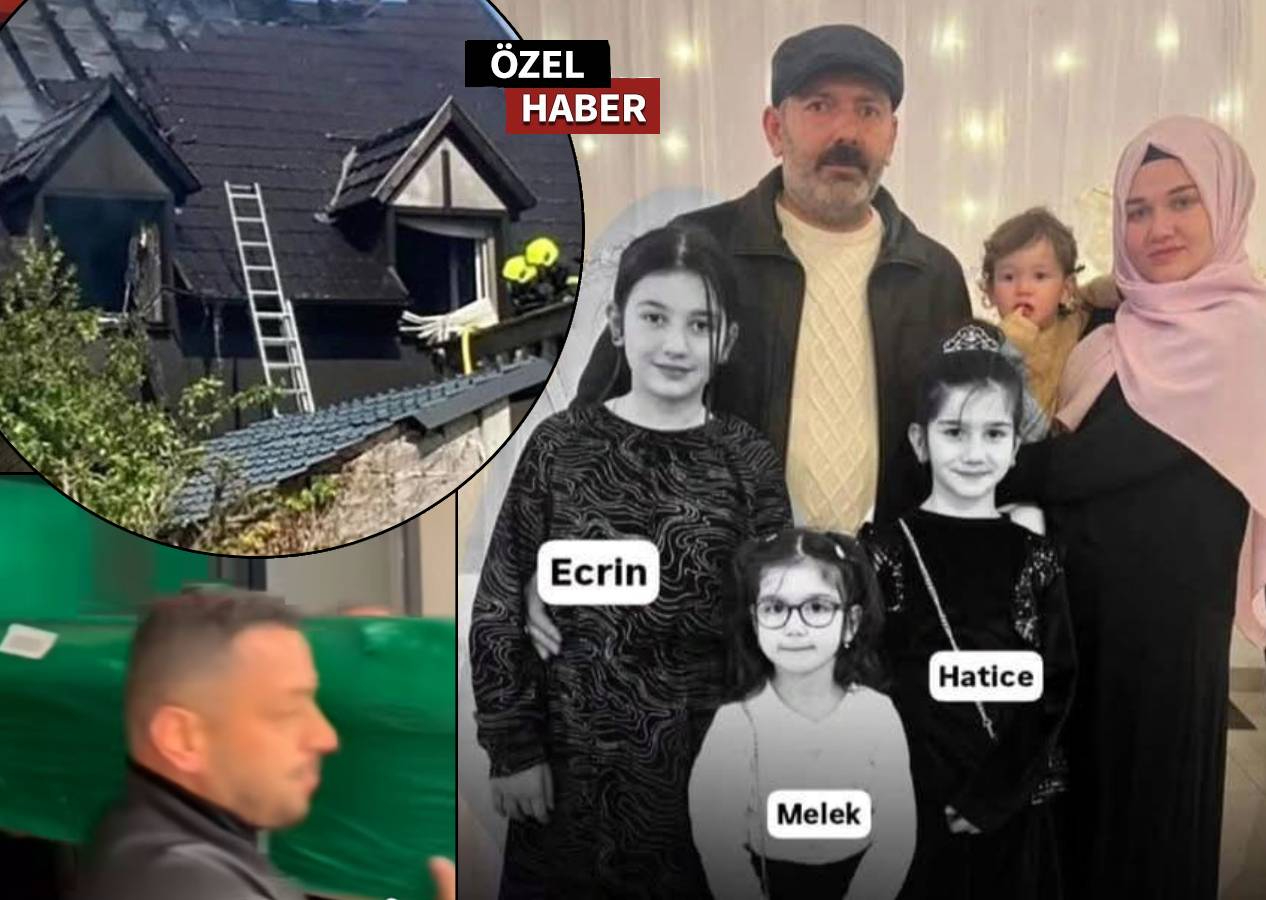 Fransa’da yangında ölen 3 kız kardeş gözyaşları ile karşılandı, Rize’de toprağa verilecekler