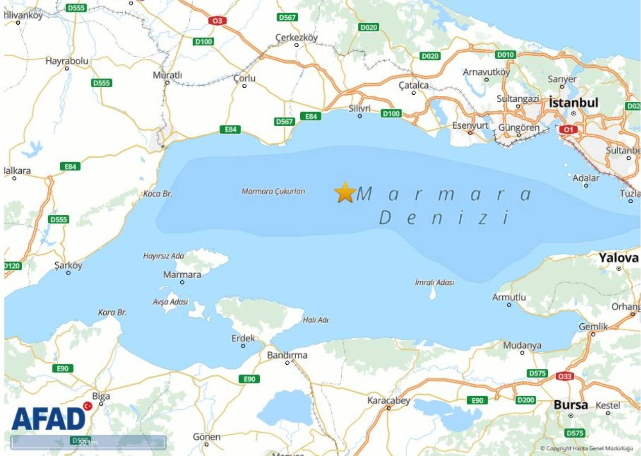 İstanbul'da korkutan sarsıntı! 4.0 büyüklüğünde bir deprem daha