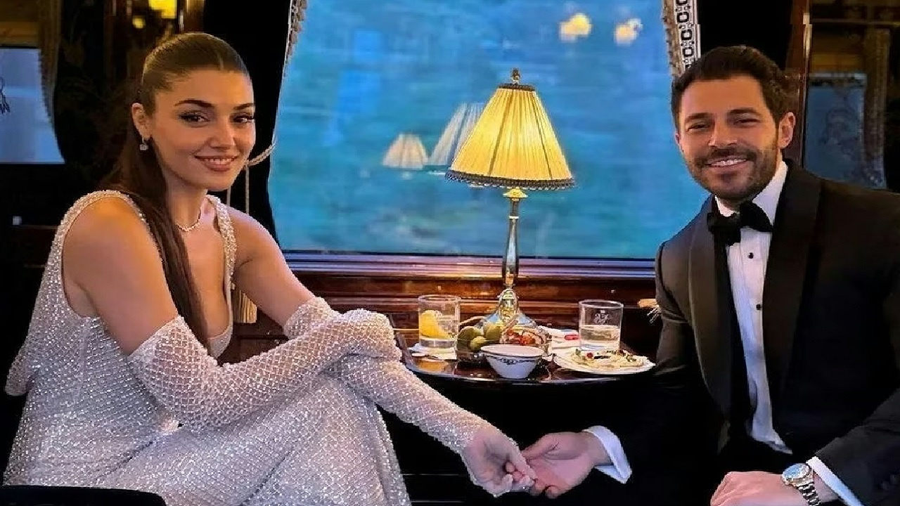 Hande Erçel ve Hakan Sabancı'dan romantik tren pozları: Evlilik çanları mı çalıyor?