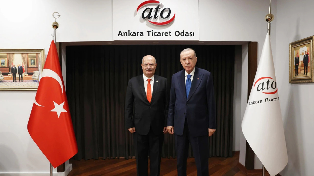 Cumhurbaşkanı Recep Tayyip Erdoğan'dan ATO'ya ziyaret
