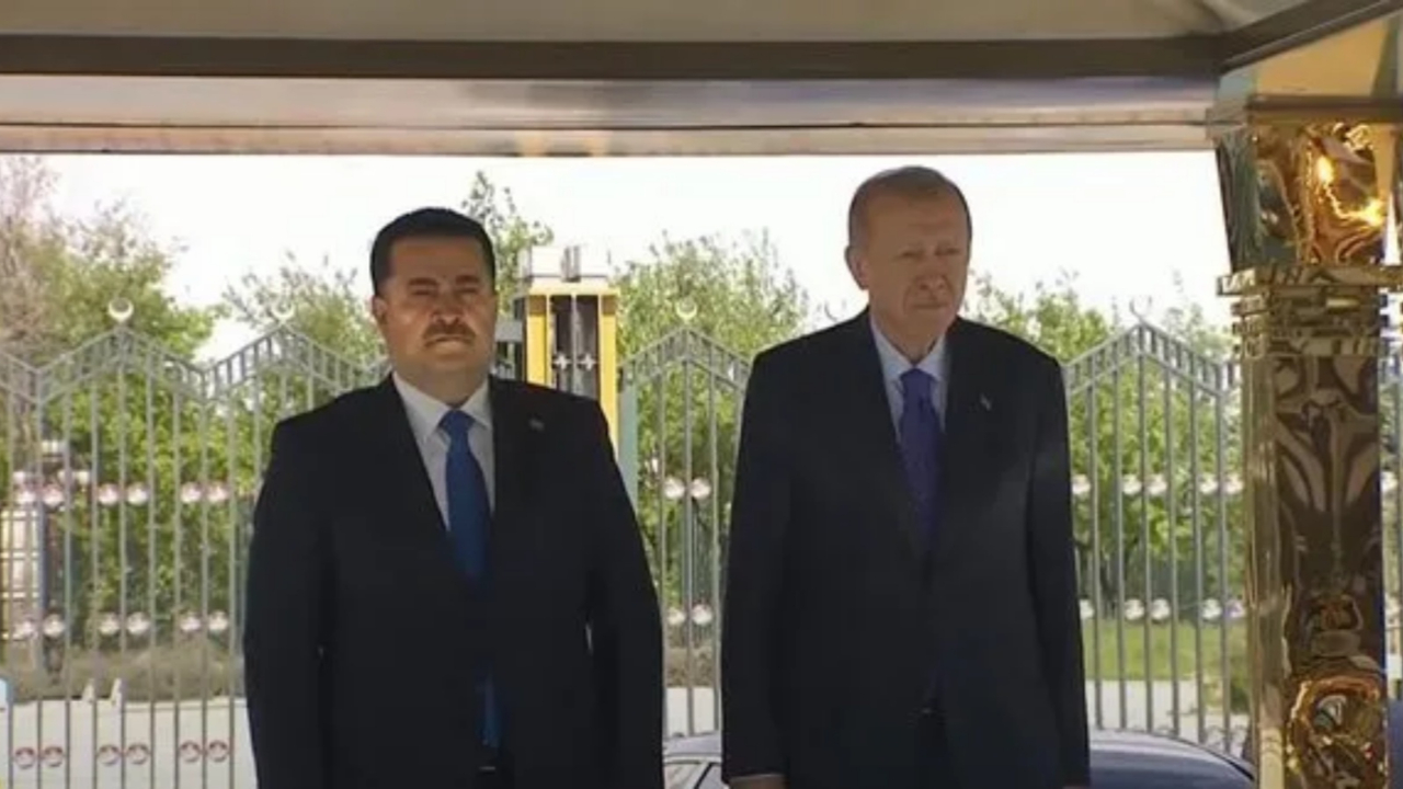 Irak Başbakanı Sudani Türkiye’de: Cumhurbaşkanı Erdoğan resmi törenle karşıladı