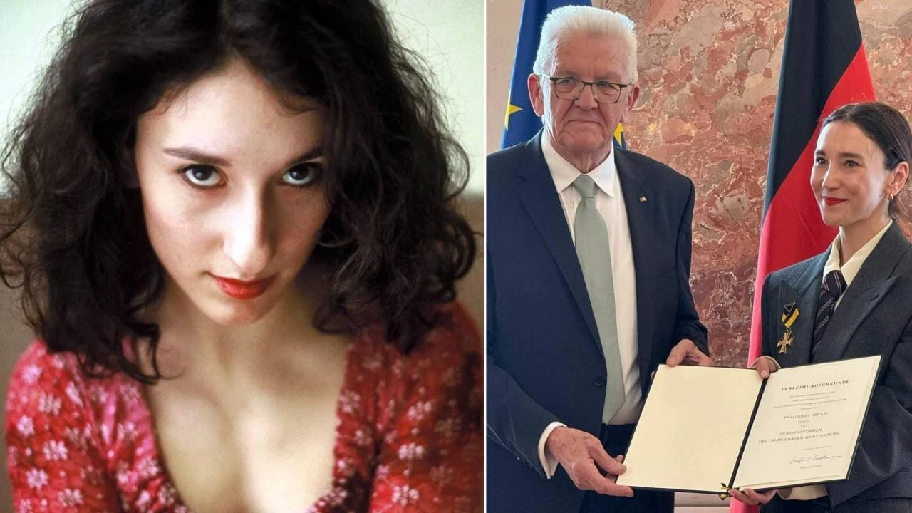Sibel Kekili'ye Almanya'da kadın haklarına dönük mücadelesinden dolayı liyakat nişanı verildi