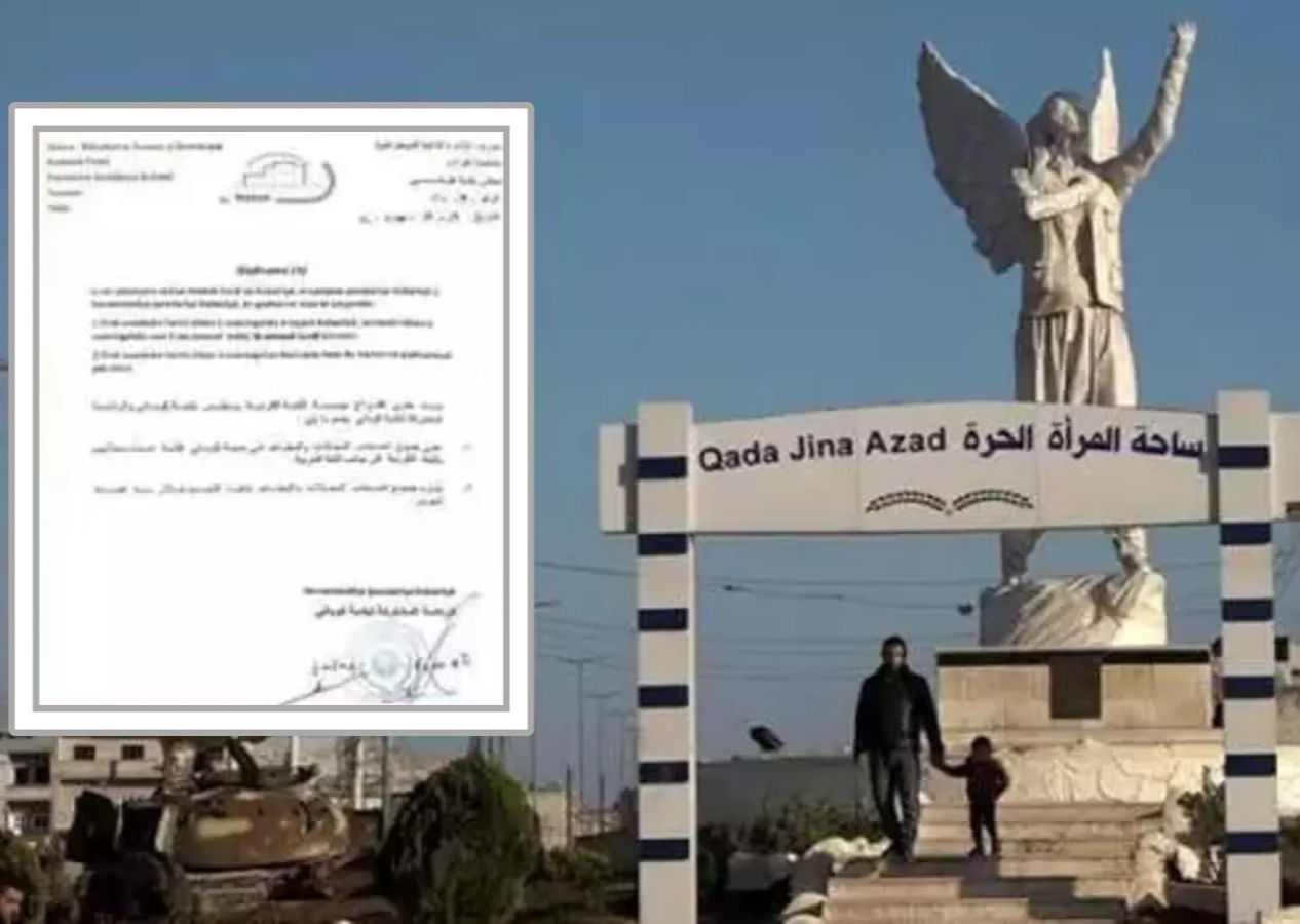 Sözde meclisten kaçak karar: Terör örgütünden Ayn El Arab’da Kürtçe tabela zorunluluğu!