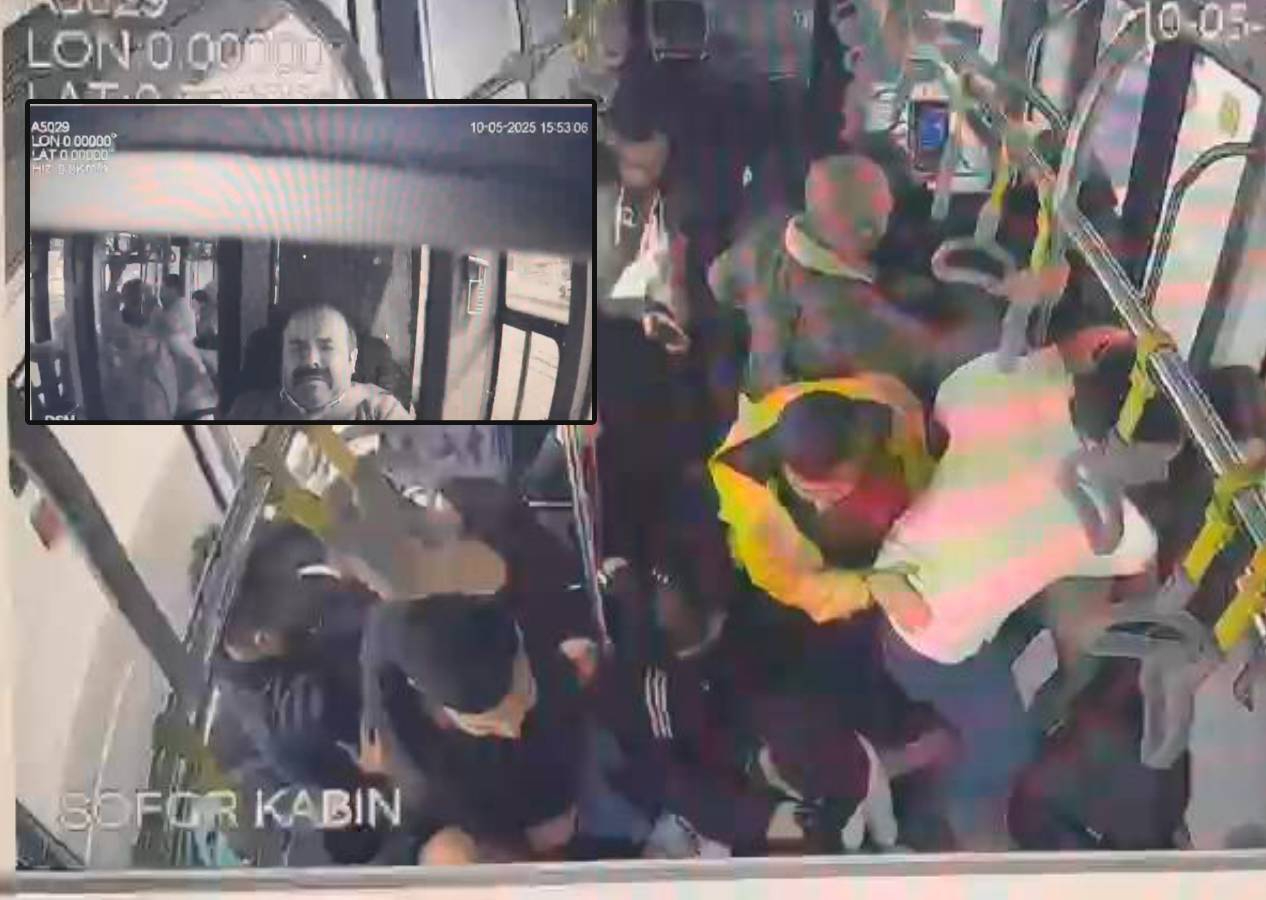 Beylikdüzü'nde 1 kişini öldüğü metrobüs kazası araç içi kamerasında