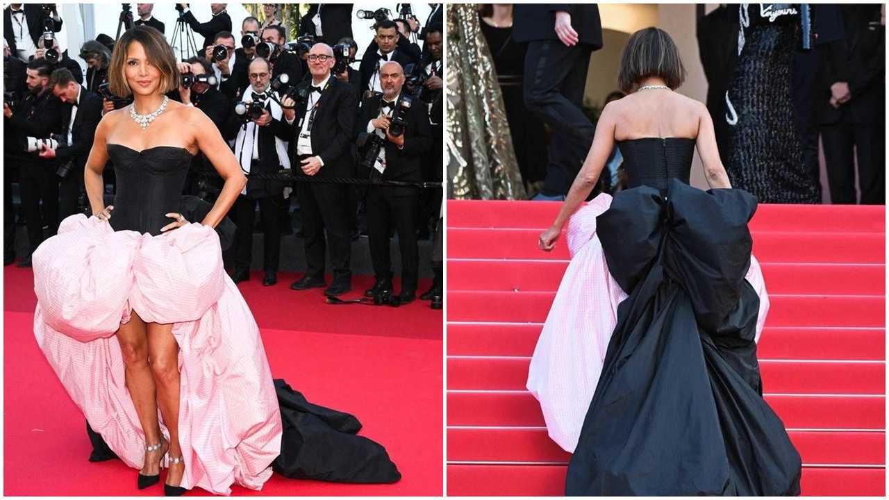 ABD'li oyuncu Halle Berry, Cannes Film Festivali kıyafet kurallarını ihlal etti