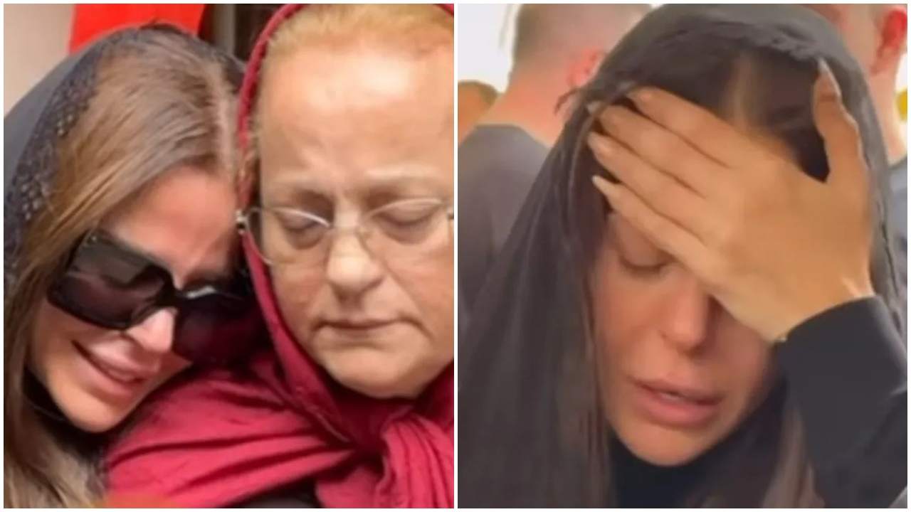 Simge Sağın'ın en zor günü! Ablası son yolculuğuna uğurlandı, annesiyle birlikte gözyaşlarına boğuldu