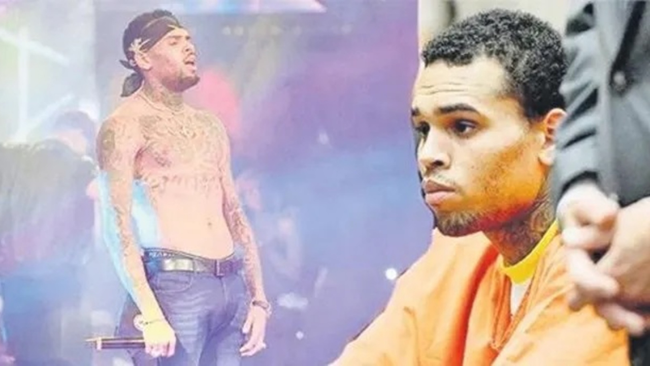 Abe Diaw’ın şişe ile kafasına vurdu, yere düşünce tekmeledi! Amerikalı şarkıcı Chris Brown tutuklandı