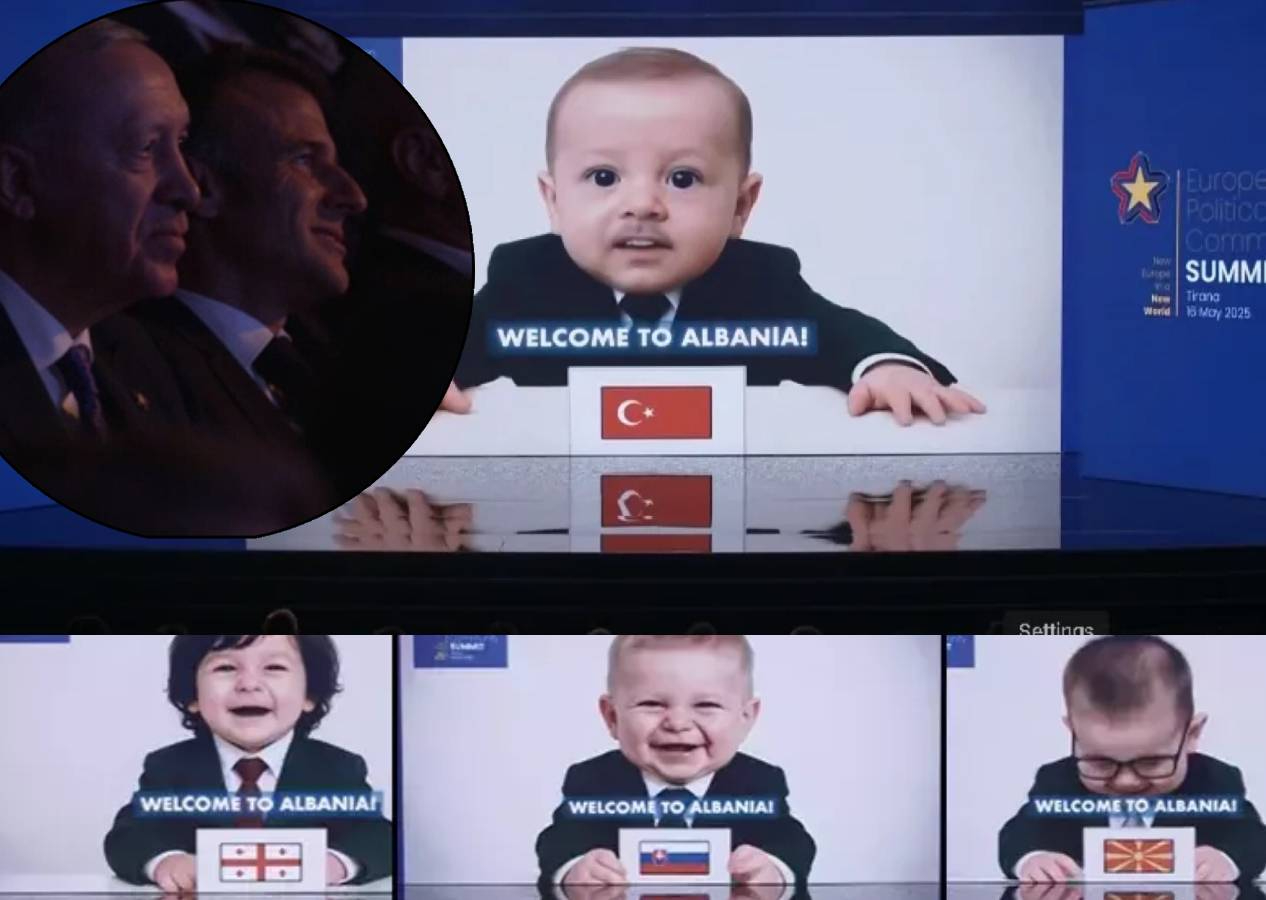 Tiran'daki AST zirvesinde liderlere görülmemiş karşılama... Çocukluk halleri gülümsetti