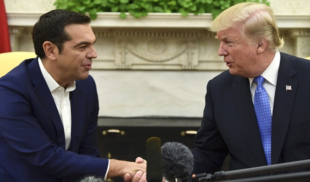 Çipras, Trump görüşmesinde gündem Türkiye'ydi...