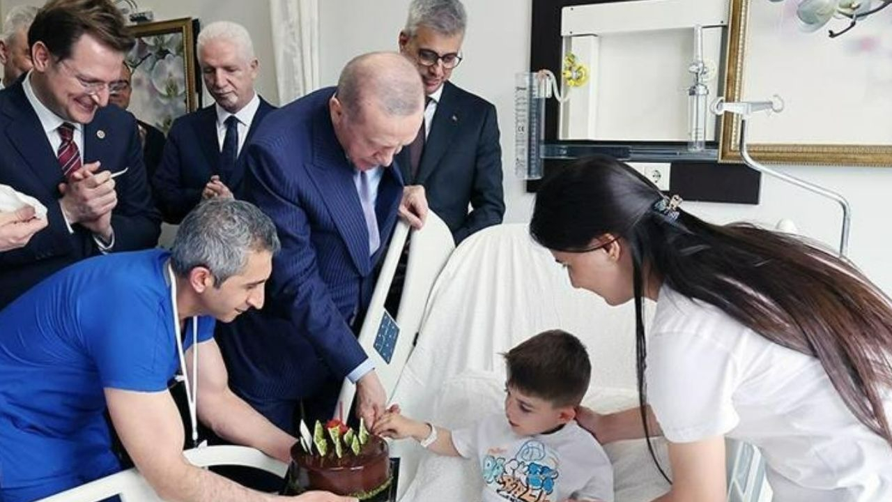 Avrupa’nın en büyüğü oldu! Cumhurbaşkanı Erdoğan'dan sürpriz ziyaret: Küçük Eymen’e doğum günü pastası verdi