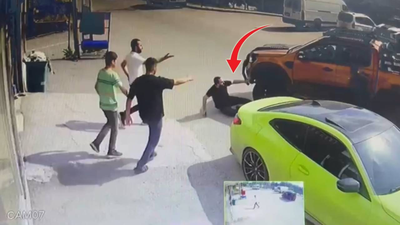 Olmaz olsun böyle şaka! Kamyoneti üzerine sürdüğü arkadaşına çarptı