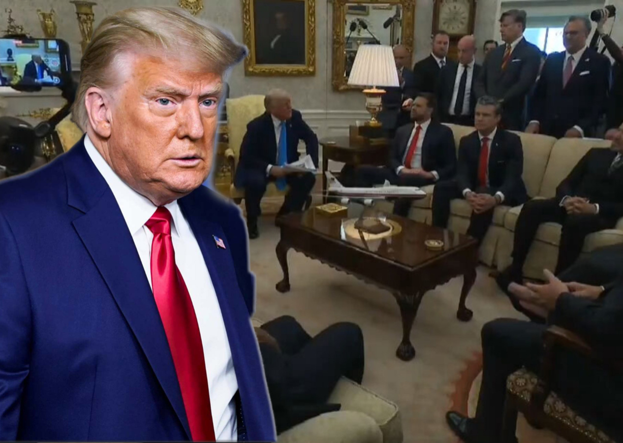 Trump yine patladı! Muhabiri azarlayıp salondan kovdu: Berbat bir muhabirsin, defolup git!