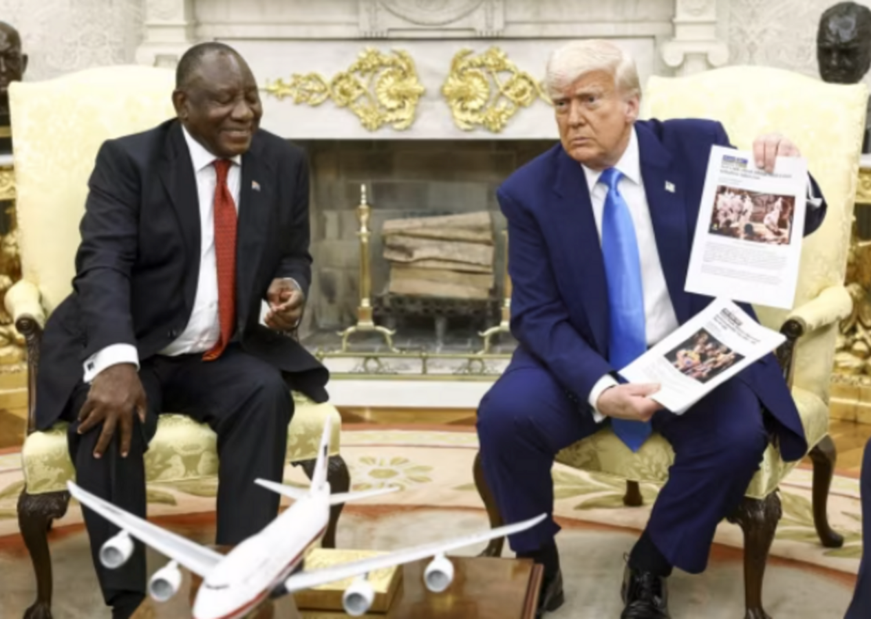Güney Afrika Donald Trump'ı köşeye sıkıştırdı: O görüntüler yalan çıktı!