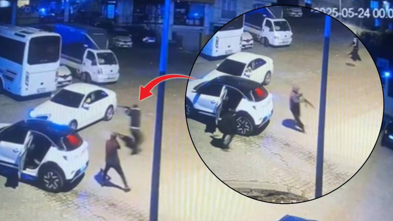 Kağıthane'de kalaşnikoflu saldırı kamerada; aracın önünü kesip kurşun yağdırdılar