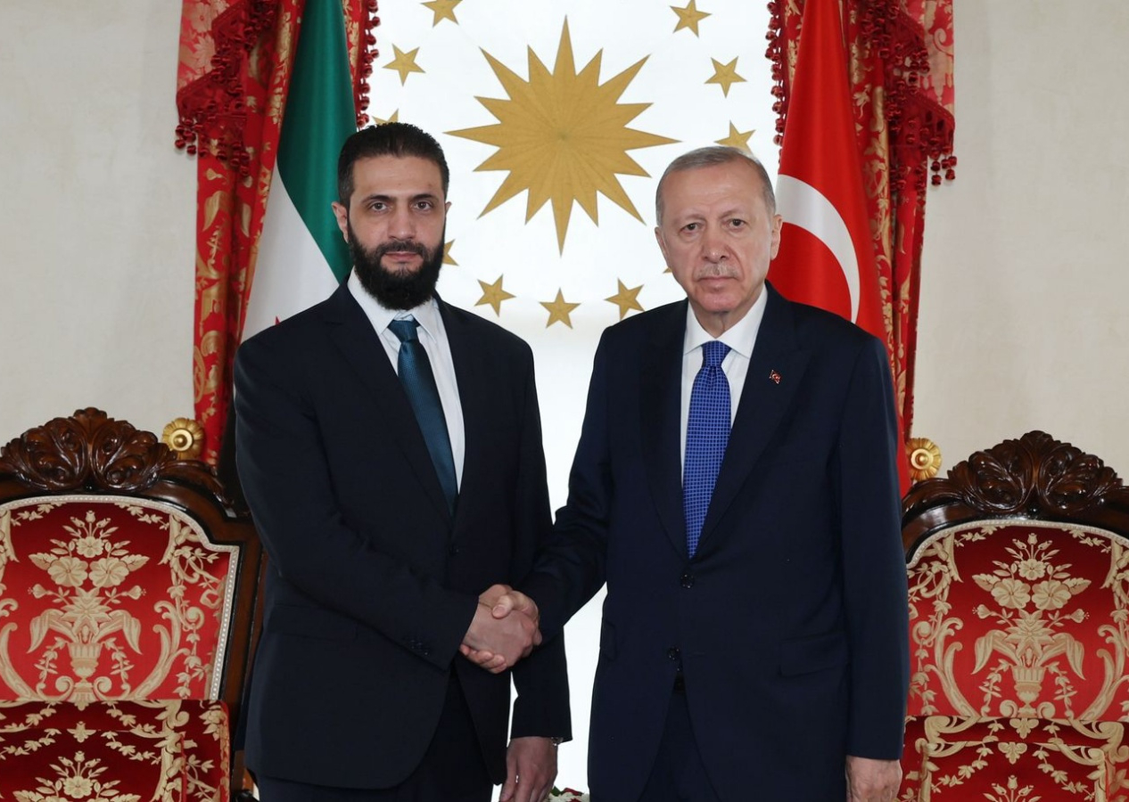 Dolmabahçe'de sürpriz zirve: Cumhurbaşkanı Erdoğan, Şara ile görüşüyor