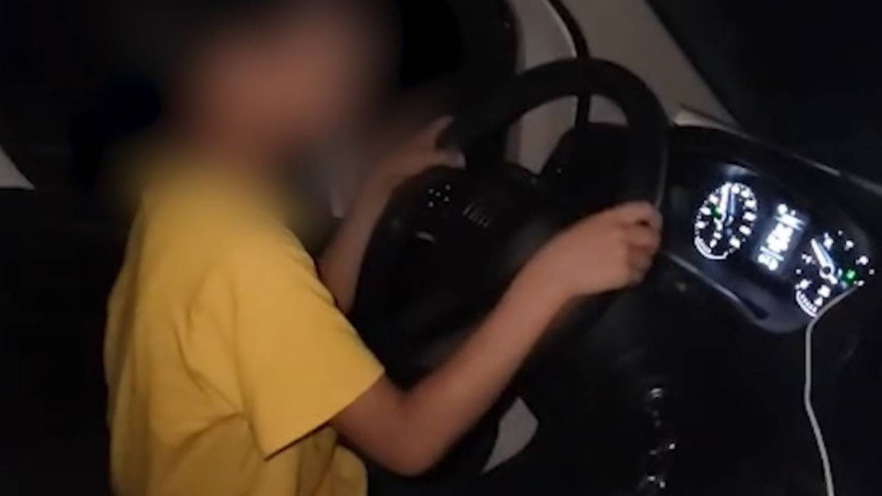 Korkunç görüntü Kayseri'den! 10 yaşındaki çocuğuna araç kullandıran babaya ibretlik ceza
