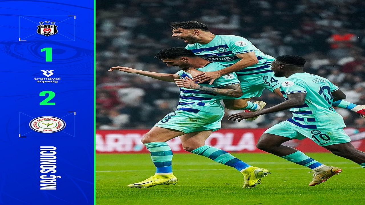 Beşiktaş Üçüncülük Yolunda Darbe Aldı: Rizespor’dan Tüpraş’ta Şok Galibiyet!