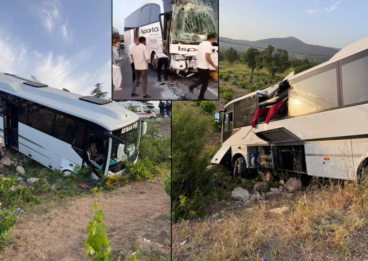 Isparta'da can pazar! Isparta Petrol firmasına ait yolcu otobüsü ile tur midibüsü çarpıştı: 29 yaralı