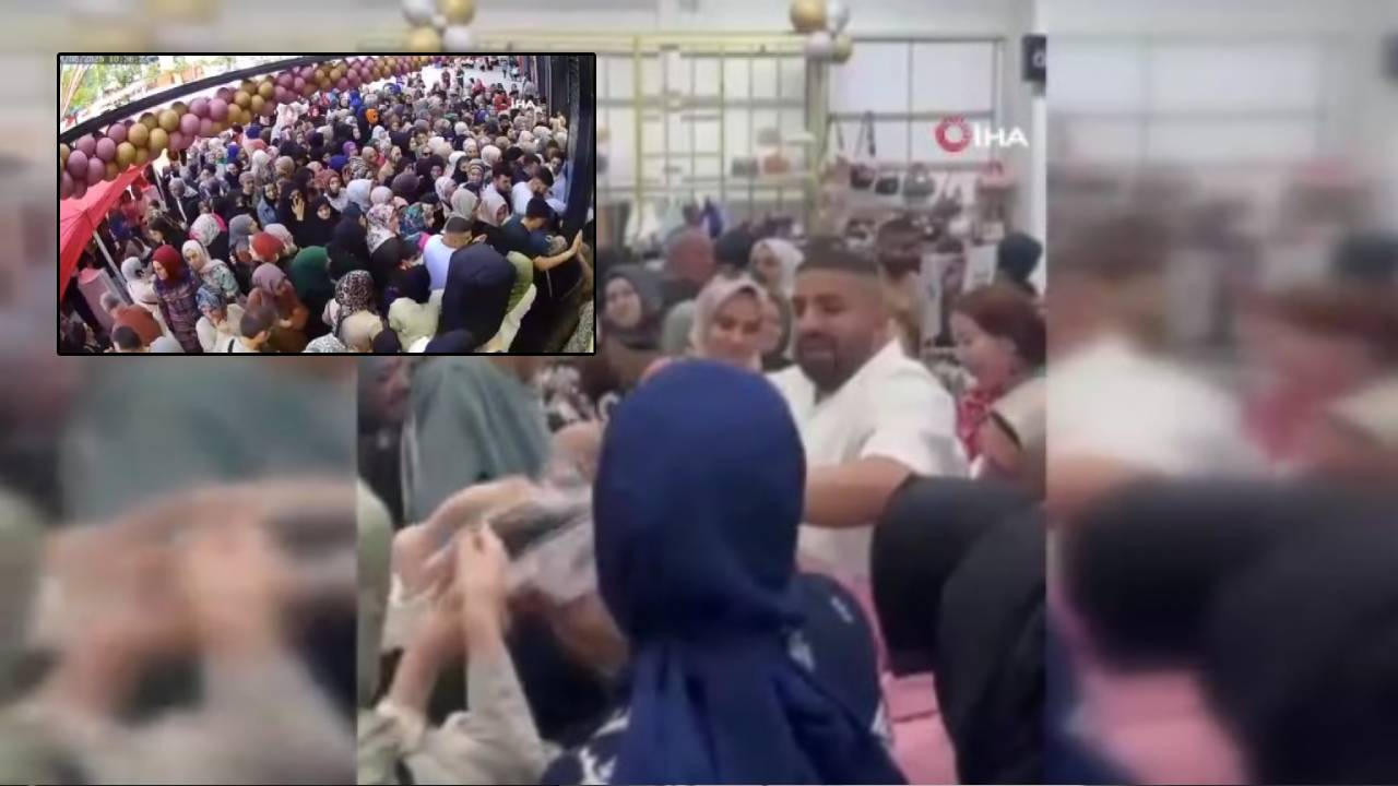 Esenyurt'ta açılış indirimi izdihamı: Abla yavaş, ulan n'oluyor?
