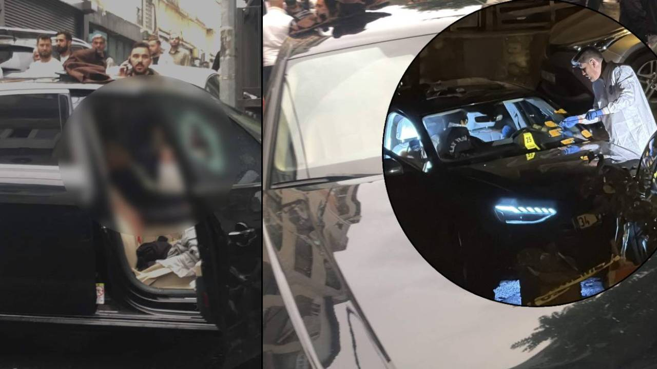Kağıthane'de kanlı pusu kamerada: Araca kurşun yağdırdılar