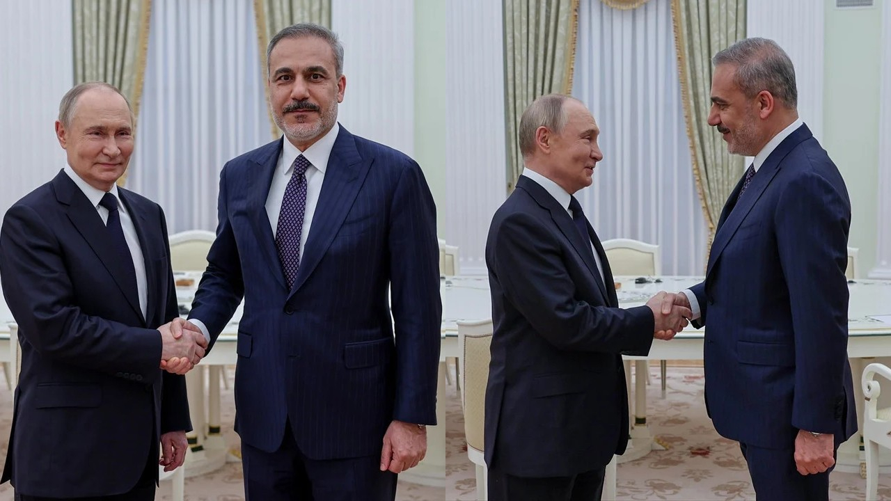 Dışişleri Bakanı Hakan Fidan ve Rusya Devlet Başkanı Vladimir Putin arasında kritik görüşme