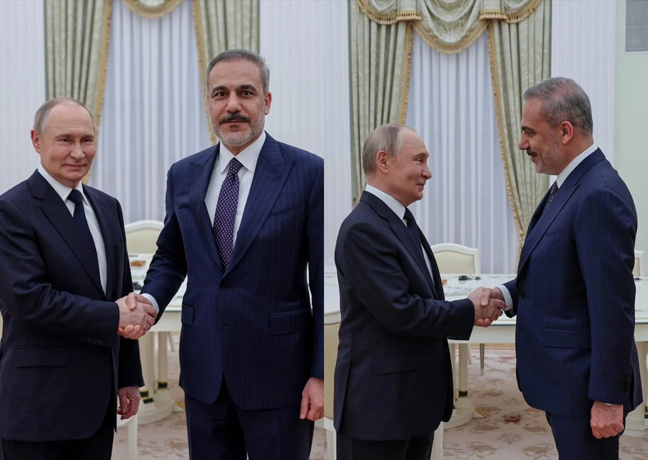 Dışişleri Bakanı Hakan Fidan ve Rusya Devlet Başkanı Vladimir Putin arasında kritik görüşme
