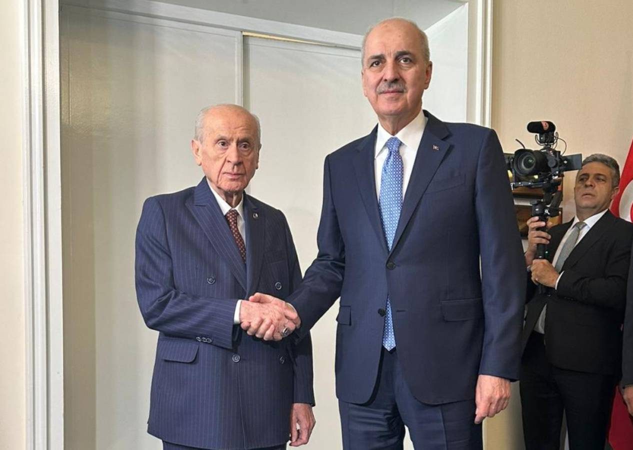 TBMM Başkanı Numan Kurtulmuş'tan MHP lideri Devlet Bahçeli'ye ziyaret: Gündemde "komisyon" var