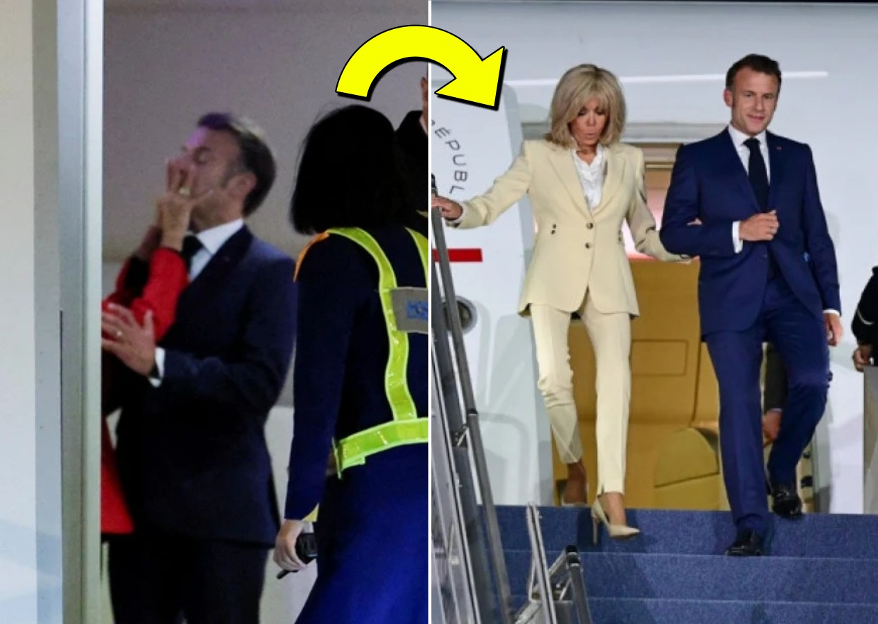 Dünya o tokadı konuşurken Macron çifti Endonezya’da el ele poz verdi! 'Buzları erittik' mesajı...