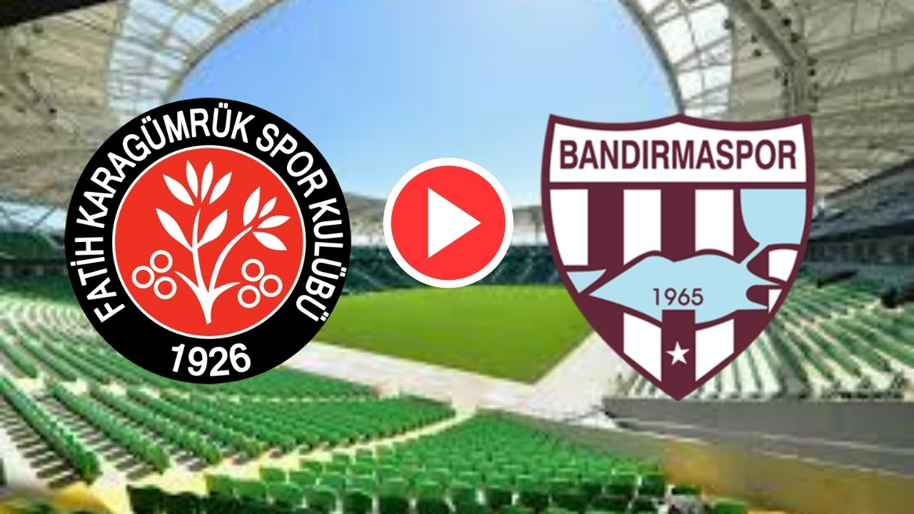 Karagümrük - Bandırmaspor Play-Off Finali maçı canlı izle şifresiz TRT Spor linki