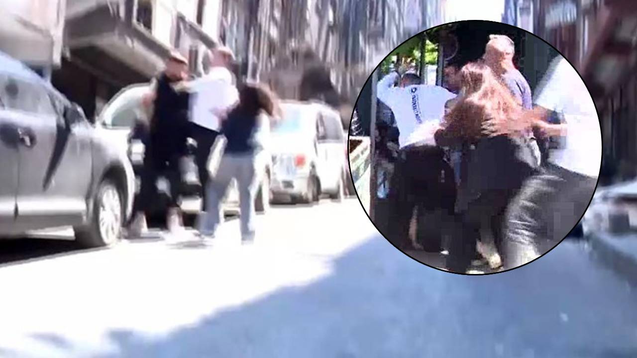 Güngören'deki patlamayı haberleştirmeye giden Haber Global ekibine uçan tekmeli çirkin saldırı