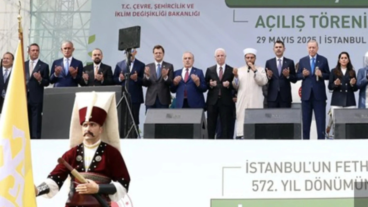 İstanbul'daki millet bahçesi açılışlarına 4 büyüklerin başkanları da katıldı