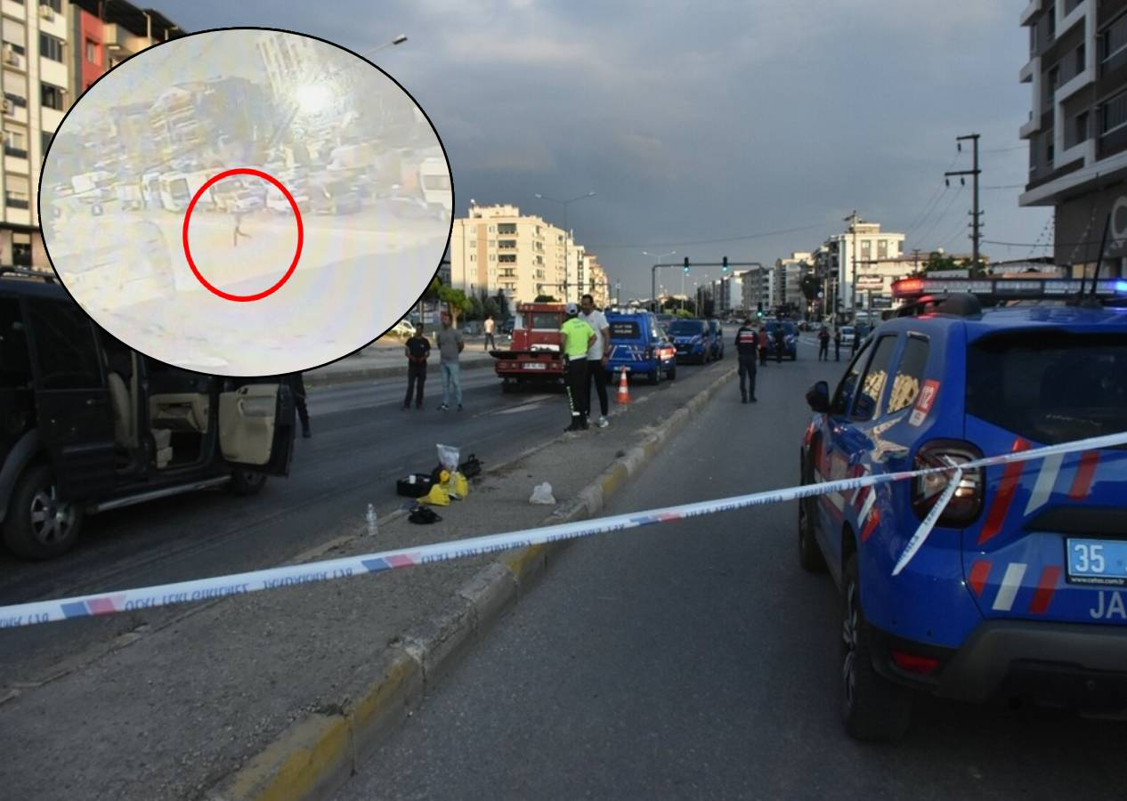 İzmir'de mafya usulü infaz! 3 kişinin öldüğü, 3 kişinin de yaralandığı silahlı saldırı kamerada