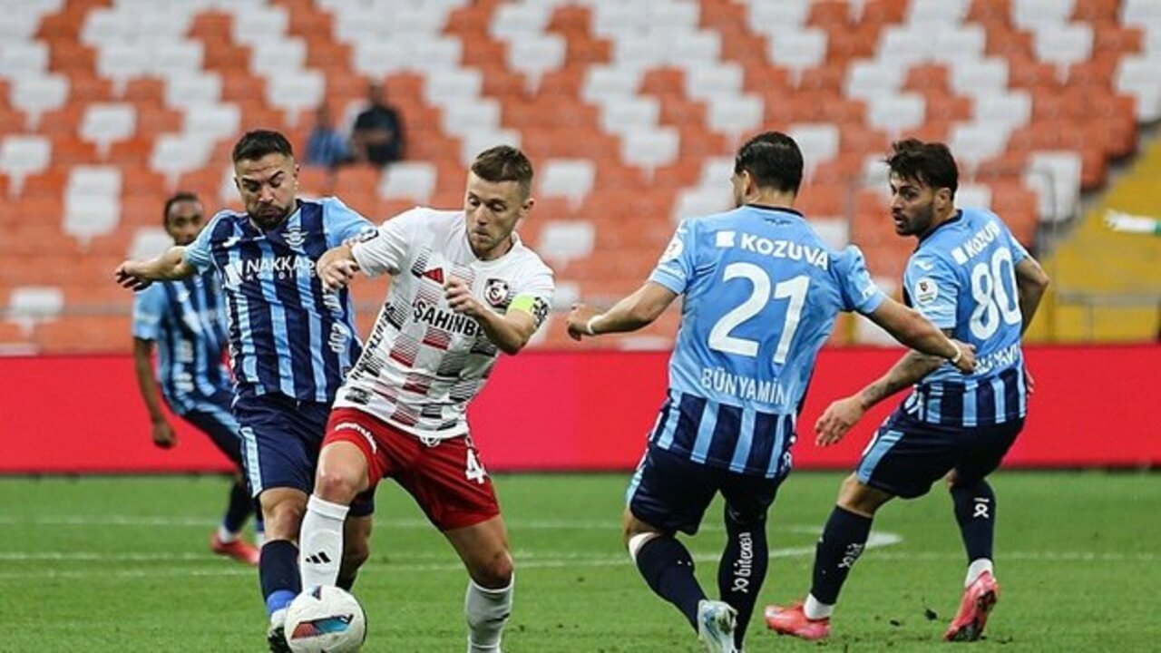 Adana'da kazanan çıkmadı, iki takım da sezonun 1 puanla kapattı (Adana Demirspor 2 - 2 Gaziantep FK | Maçın özeti)